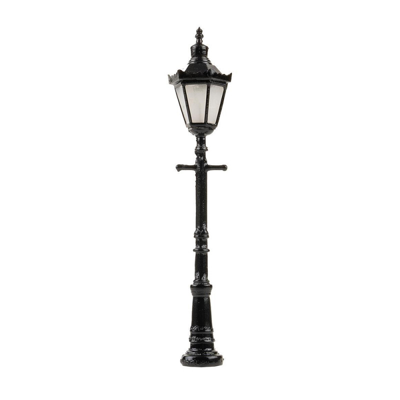5pcs 1: 100 Maquette LED Lampadaire Décor Train Chemin de er Paysage en