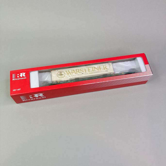 Wagon porte conteneur Sgnss "Warsteiner", Cemat (Allemagne), Ep V et VI - RIVAROSSI HR6578 - HO 1/87