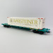 Wagon porte conteneur Sgnss "Warsteiner", Cemat (Allemagne), Ep V et VI - RIVAROSSI HR6578 - HO 1/87