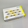 6 wagons porte conteneurs Sgmmns 190, AAE, Ep VI - MINITRIX 15075 - N 1/160