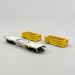 6 wagons porte conteneurs Sgmmns 190, AAE, Ep VI - MINITRIX 15075 - N 1/160