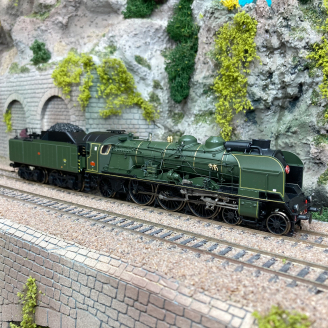 Locomotive vapeur 231 K 4, Boulogne, Sncf, Ep III - REE MB-132 - HO 1/87
