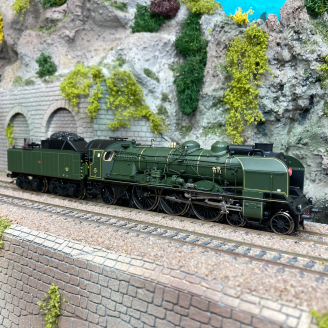 Locomotive vapeur 231 G 131, Calais, Sncf, Ep III - REE MB-133 - HO 1/87