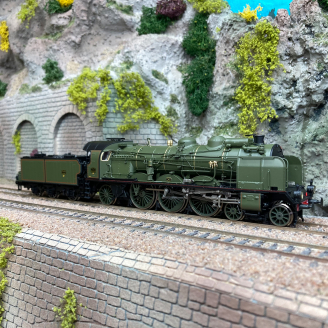 Locomotive vapeur 231 D 229, Lyon, PLM, Ep II - REE MB-138 - HO 1/87