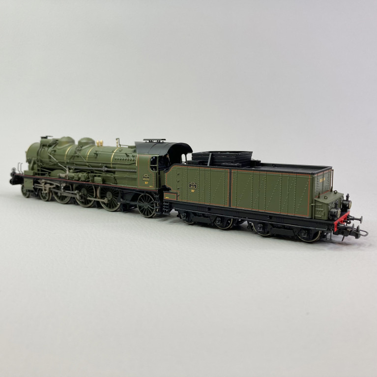 Locomotive vapeur 231 D 154, Dijon, PLM, Ep II - REE MB-134 - HO 1/87