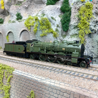 Locomotive vapeur 231 D 154, Dijon, PLM, Ep II digital son - REE MB-134S - HO 1/87