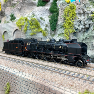 Locomotive vapeur 231 G 236, Reims, Sncf, Ep III digital son - REE MB-135S - HO 1/87