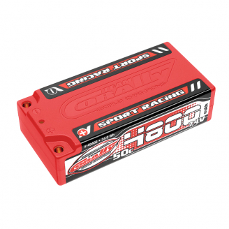 Batterie Lipo SportRac. 50C 4800mah 2S Shorty - CORALLY C49405