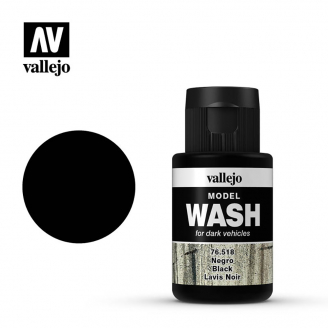 Lavis Noir "WASH", 35ml - VALLEJO 76518