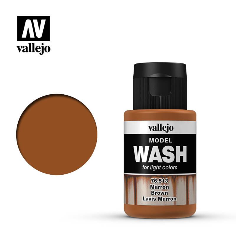 Lavis Marron, "WASH", 35ml - VALLEJO 76513