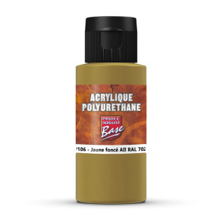 Base Acrylique Polyuréthane, Jaune Foncé All 60ml - PRINCE AUGUST PP106