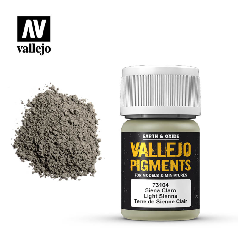 Pigments à effet, Terre de Sienne Claire, 35ml - VALLEJO 73104 Pigments à effet, Terre de Sienne Claire, 35ml - VALLEJO 73104