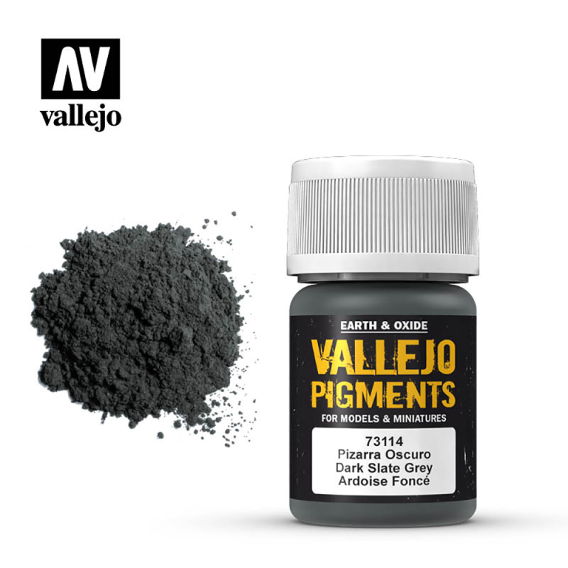 Pigments à effet, Ardoise Foncé, 35ml - VALLEJO 73114