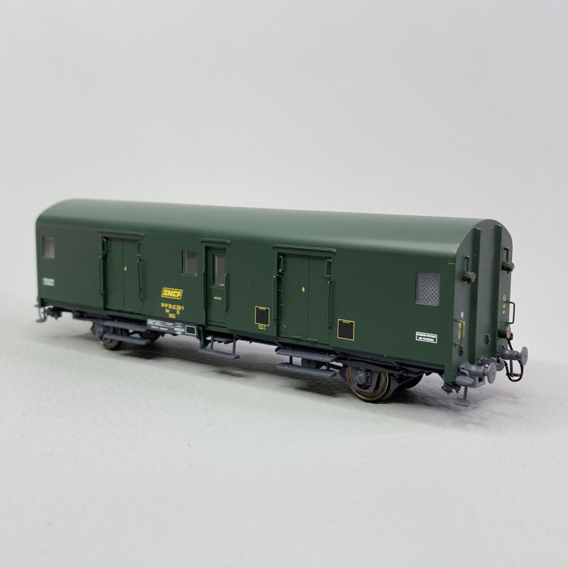 Fourgon à bagages Dd2ai, feux de fin de convoi, Sncf, Ep IVa - LSMODELS 30317 - HO 1/87