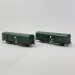 2 fourgons à bagages Dd2ai, feux de fin de convoi, Sncf, Ep IVa - LSMODELS 30318 - HO 1/87