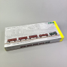 Convoi de 5 wagons de marchandises, DB, Ep III - TRIX 24825 -  HO 1/87