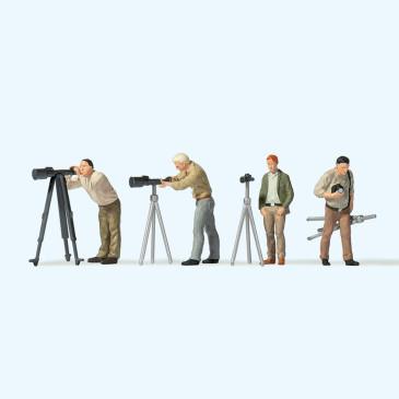 Photographes avec Trépieds - PREISER 10804 - HO 1/87