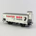 Fourgon couvert avec guérite "Ganter Bier", DB, Ep III - BRAWA 49871 - HO 1/87