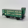 Wagon couvert G10 avec guérite "Champagne Mercier", Alsace Lorraine, Ep I - BRAWA 49863 - HO 1/87