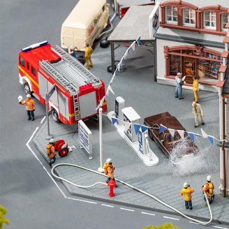 Pompiers, Set 3 (x5) - FALLER 151679 - HO 1/87