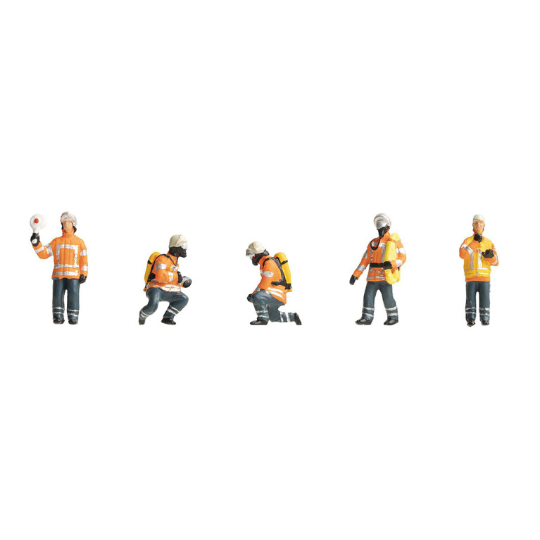 Pompiers, Set 3 (x5) - FALLER 151679 - HO 1/87