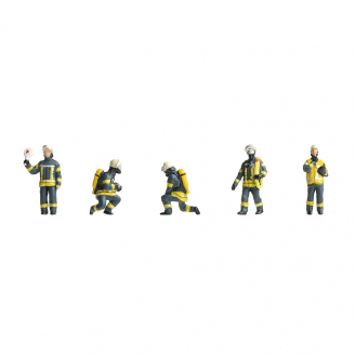 Pompiers, Set 1 (x5) - FALLER 151637 - HO 1/87