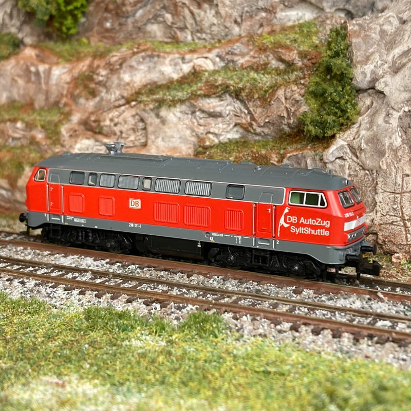 Locomotive diesel BR 218 131-1, livrée rouge, DB, Ep VI - FLEISCHMANN 724222 - N 1/160