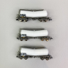 3 wagons citerne Zacens, transport de lisier, ATIR-RAIL, Ep VI - FLEISCHMANN 846007 - N 1/160