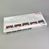 Convoi de 5 wagons de marchandises, DB, Ep III - TRIX 24825 -  HO 1/87