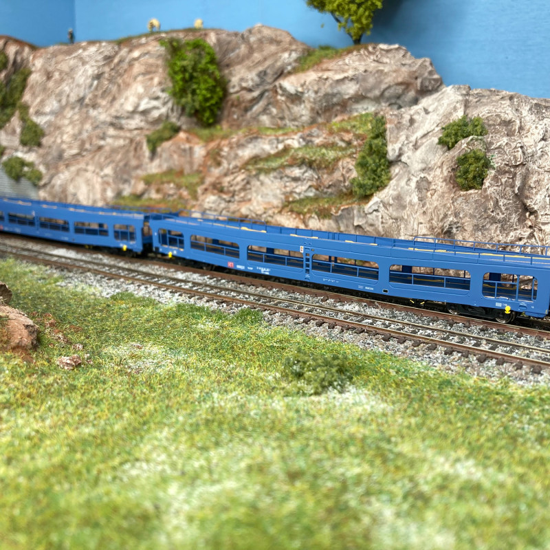 2 Wagons Porte-autos ROCO 6600105 - ÖBB Ep. VI - Echelle HO (1/87) - Neufs