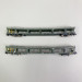 2 wagons porte autos DD DEV 66, logo casquette, SNCF, Ep V - ARNOLD HN4412 - N 1/160