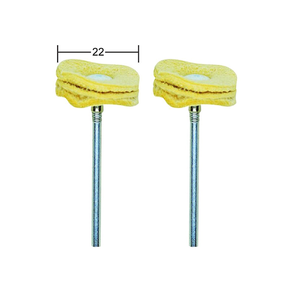 Brosses de ponçage en non-tissé de nylon (x2) - PROXXON 28282