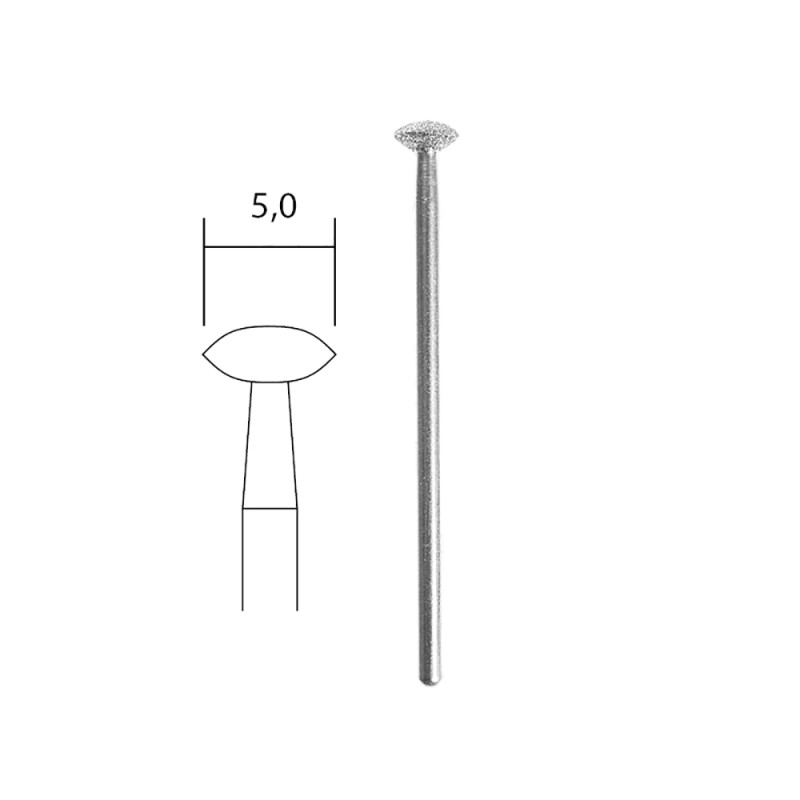 Embout de meulage diamanté Ø5mm - PROXXON 28250