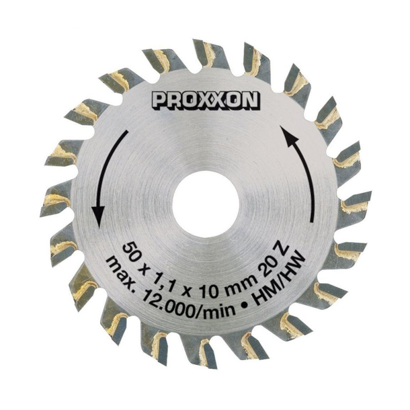 Lame pour scie circulaire, en acier 20 Dts Ø50mm - PROXXON 28017 Lame pour scie circulaire, en acier 20 Dts Ø50mm - PROXXON 28017