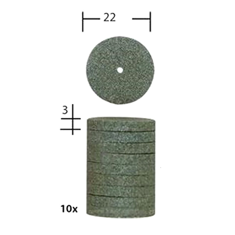 Disque Semiflexible Carbure De Silicium 115x22 Mm - Grain 60, Pour Marbre, Granit, Béton, Métaux - 4