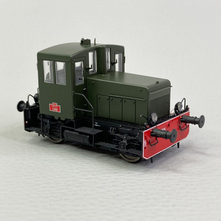 Locotracteur diesel Y 2101, vert 306, version d'origine, Sud-Est, Sncf, Ep III - REE MB-145 - HO 1/87