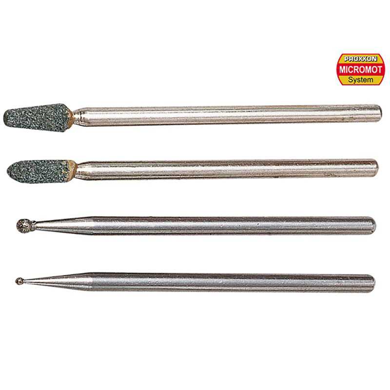 Set d'outils de gravure sur verre, (x4) - PROXXON 28920