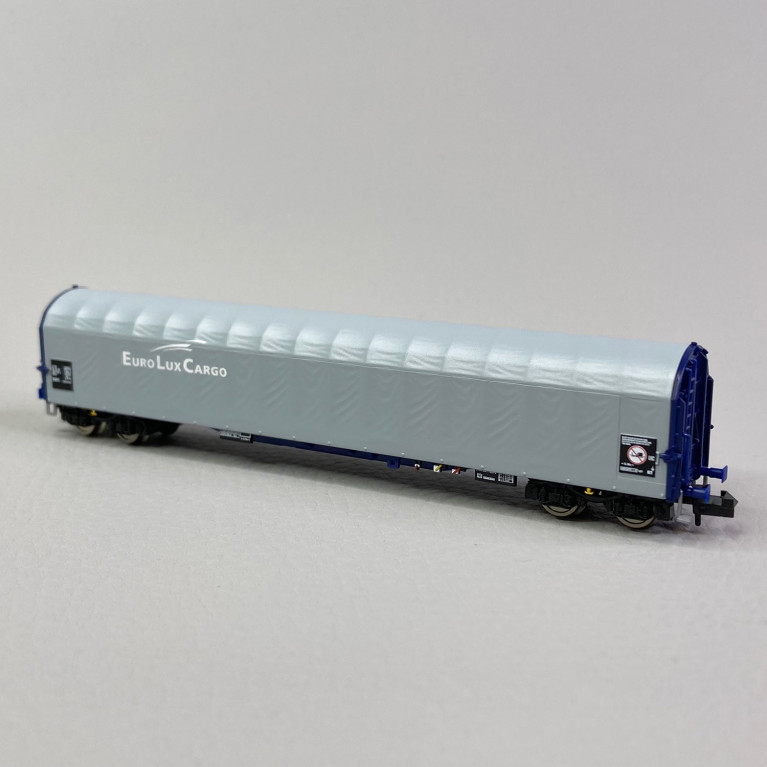 Wagon bâché à bogies Rilnss, "Euro Lux Cargo" NL, Ep V et VI - FLEISCHMANN 837714 - N 1/160