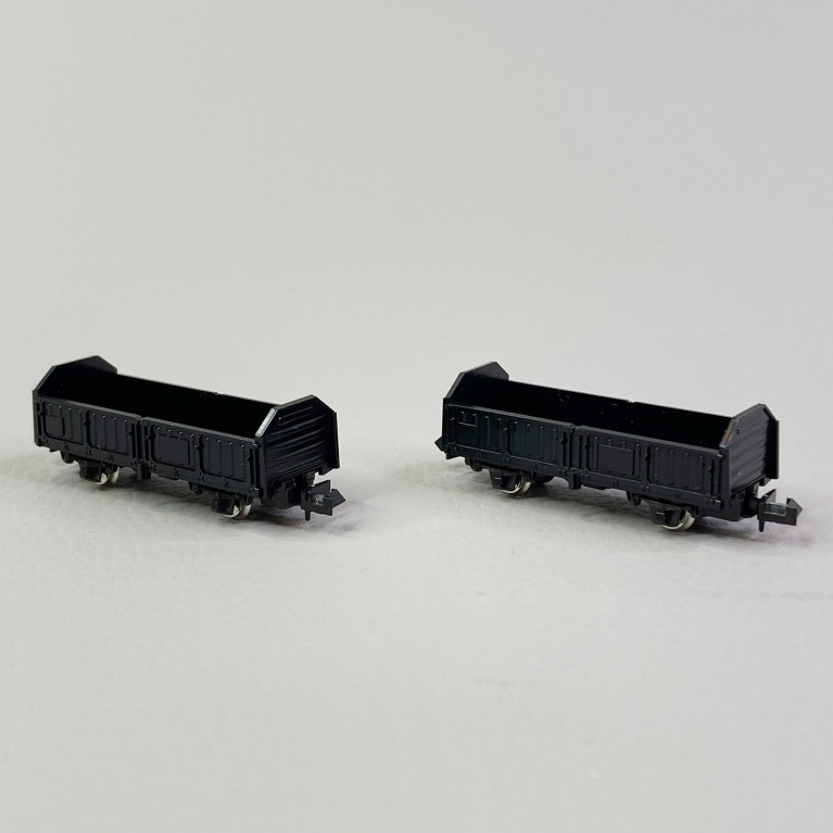 Locomotive électrique E Lok 4 + 2 wagons tombereaux, industrielle, Ep IV - KATO 105007 (10-504-1) - N 1/160