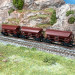 3 wagons trémies Td 928 à toit ouvrant, DB, Ep IV - FLEISCHMANN 830351 - N 1/160