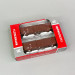 2 wagons couverts Gbs 258, portes coulissantes, DB, Ep V - FLEISCHMANN 826213 - N 1/160