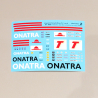 ONATRA décalcomanies-HO 1/87-TCHOUTCHOU 87096