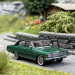 Opel Diplomat A, Verte métal toit Noir mat - BREKINA 20760 - HO 1/87