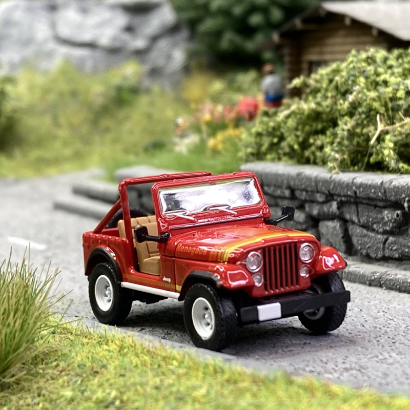 Jeep Renegade Rouge - PCX870313 - HO 1/87