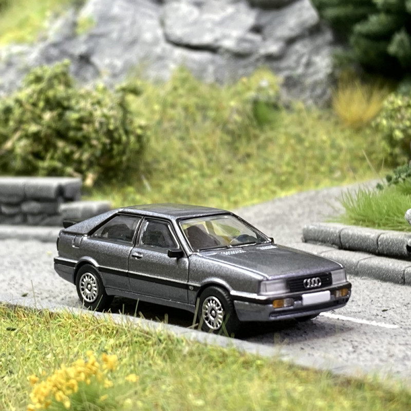 Audi Quattro Coupé, Gris Foncé Métallisé - PCX870269 - HO 1/87