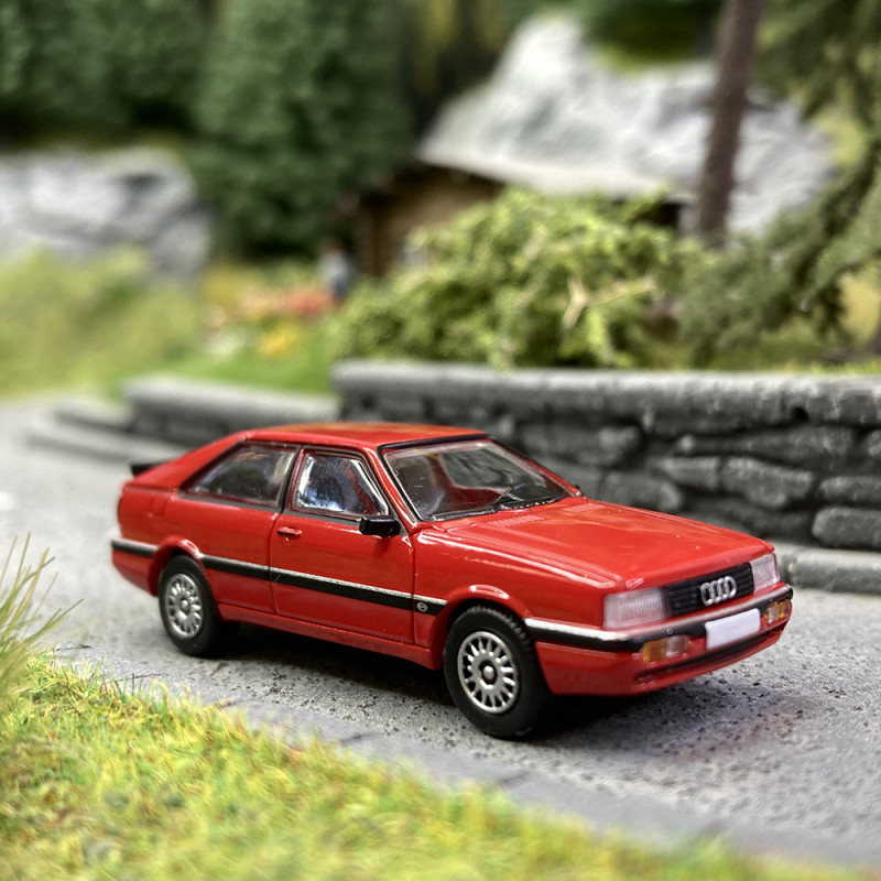 Audi Quattro Coupé, Rouge - PCX870268 - HO 1/87