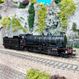 Locomotive vapeur 140 C 38, tender 18 B 22, Sncf, Ep III  - JOUEF HJ2406 - HO 1/87
