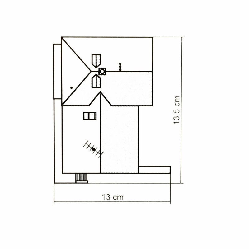 Grande maison à colombages de ville-HO-1/87-KIBRI 38901