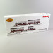 Convoi de 4 wagons du cirque "BUSCH", DR, EP IV - MARKLIN 45040 - HO 1/87