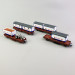 Convoi de 4 wagons du cirque "BUSCH", DR, EP IV - MARKLIN 45040 - HO 1/87